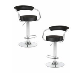 Набор 2 шт Стул барный DOBRIN MARTA, чёрный, Вариант: чёрный | Интернет магазин мебели и декора LifeDekor