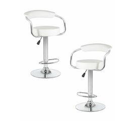 Набор 2 шт Стул барный DOBRIN MARTA, белый, Вариант: белый | Интернет магазин мебели и декора LifeDekor