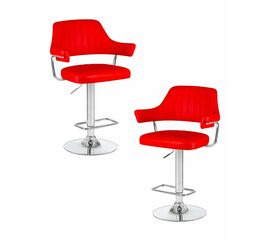 Набор 2 шт Стул барный DOBRIN CHARLY, красный, Вариант: красный | Интернет магазин мебели и декора LifeDekor