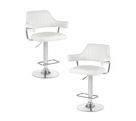 Набор 2 шт Стул барный DOBRIN CHARLY, белый, Вариант: белый | Интернет магазин мебели и декора LifeDekor