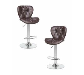 Набор 2 шт Стул барный DOBRIN BARNY, коричневый, Вариант: коричневый | Интернет магазин мебели и декора LifeDekor