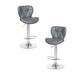 Набор 2 шт Стул барный DOBRIN BARNY, серый, Вариант: серый | Интернет магазин мебели и декора LifeDekor