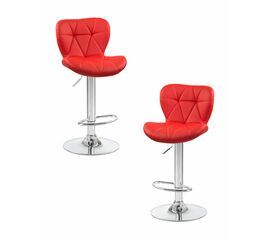Набор 2 шт Стул барный DOBRIN BARNY, красный, Вариант: красный | Интернет магазин мебели и декора LifeDekor