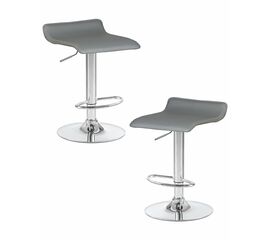 Набор 2 шт Стул барный DOBRIN TOMMY, серый, Вариант: серый | Интернет магазин мебели и декора LifeDekor