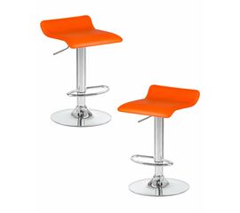 Набор 2 шт Стул барный DOBRIN TOMMY, оранжевый, Вариант: оранжевый | Интернет магазин мебели и декора LifeDekor