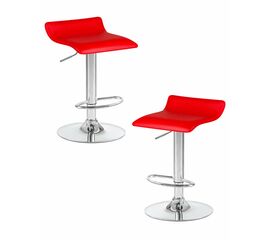 Набор 2 шт Стул барный DOBRIN TOMMY, красный, Вариант: красный | Интернет магазин мебели и декора LifeDekor