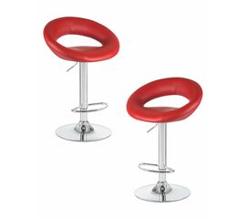 Набор 2 шт Стул барный DOBRIN MIRA, бордовый, Вариант: бордовый | Интернет магазин мебели и декора LifeDekor