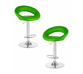 Набор 2 шт Стул барный DOBRIN MIRA, зелёный, Вариант: зелёный | Интернет магазин мебели и декора LifeDekor