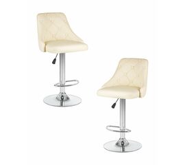 Набор 2 шт Стул барный DOBRIN JOSEPH, кремовый, Вариант: кремовый | Интернет магазин мебели и декора LifeDekor