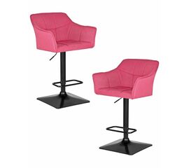 Набор 2 шт Стул барный DOBRIN RALF, розовый (LAR-106D-17), Вариант: розовый (LAR-106D-17) | Интернет магазин мебели и декора LifeDekor