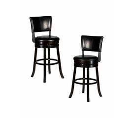Набор 2 шт Вращающийся полубарный стул DOBRIN JOHN COUNTER, капучино, черный, Вариант: капучино, чёрный | Интернет магазин мебели и декора LifeDekor