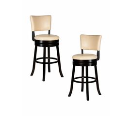 Набор 2 шт Вращающийся полубарный стул DOBRIN JOHN COUNTER, капучино, кремовый, Вариант: капучино, кремовый | Интернет магазин мебели и декора LifeDekor