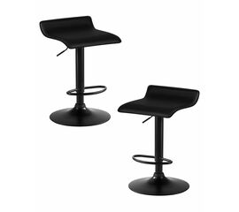 Набор 2 шт Стул барный DOBRIN TOMMY BLACK, чёрный, Вариант: чёрный | Интернет магазин мебели и декора LifeDekor