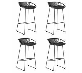 Набор 4 шт Стул барный DOBRIN FRANK, темно-серый, Вариант: темно-серый | Интернет магазин мебели и декора LifeDekor