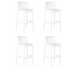 Набор 4 шт Стул барный DOBRIN CHLOE BAR, белый, Вариант: белый | Интернет магазин мебели и декора LifeDekor