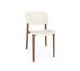 Пластиковый стул Mokka brown / milky | Интернет магазин мебели и декора LifeDekor