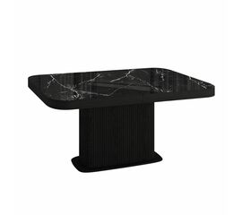 Стол прямоугольный раскладной Denver (180+40), керамика глянцевая, опора дерево | Интернет магазин мебели и декора LifeDekor