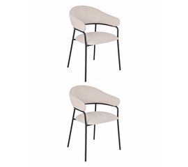 Стул обеденный Leya кремовый 2 шт. | Интернет магазин мебели и декора LifeDekor