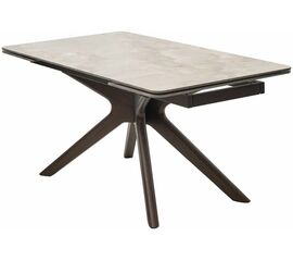 Стол EDER 160 GLOSS COLD JADE SOLID CERAMIC / Орех, ®DISAUR | Интернет магазин мебели и декора LifeDekor