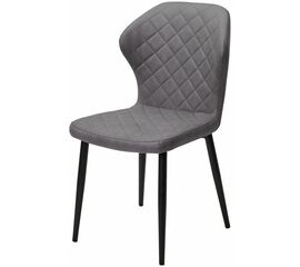 Стул МОНРО, цвет CYPRUS-13 темно-серый, искусственная замша / черный каркас М-City | Интернет магазин мебели и декора LifeDekor