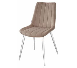 Стул FLIP бежевый, велюр G108-74 / белый каркас М-City | Интернет магазин мебели и декора LifeDekor