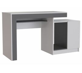 Компьютерный стол Модена белый / графит | Интернет магазин мебели и декора LifeDekor