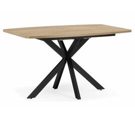 Стол деревянный Индиана 130x80 дуб кунео / черный | Интернет магазин мебели и декора LifeDekor