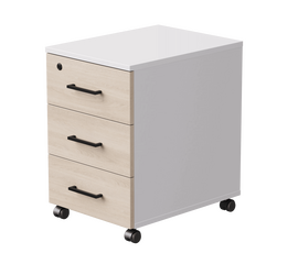 Тумба мобильная Everprof EVO 406х540х608 Белый/Белый/Дуб Соната | Интернет магазин мебели и декора LifeDekor