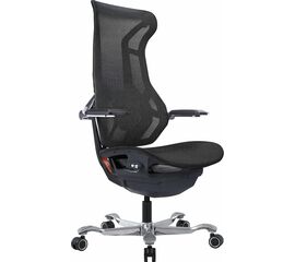 Эргономичное кресло Atom Black Сетка Черный | Интернет магазин мебели и декора LifeDekor