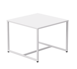 Стол журнальный Everprof EVO 604х604х460 Белый/Белый | Интернет магазин мебели и декора LifeDekor