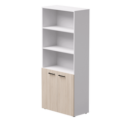 Шкаф полузакрытый Everprof EVO 800х383x1835 Белый/Дуб Соната | Интернет магазин мебели и декора LifeDekor