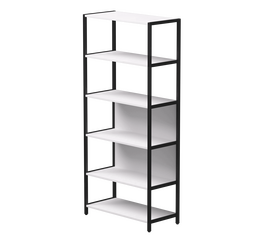 Стеллаж металлический высокий Everprof EVO 830х385x1840 Белый/Черный | Интернет магазин мебели и декора LifeDekor