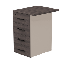 Тумба приставная Everprof EVO с топом 510х600x755 Кашемир/Дуб Пасадена | Интернет магазин мебели и декора LifeDekor