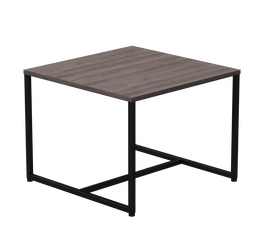 Стол журнальный Everprof EVO 604х604х460 Дуб Пасадена/Черный | Интернет магазин мебели и декора LifeDekor