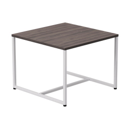 Стол журнальный Everprof EVO 604х604х460 Дуб Пасадена/Белый | Интернет магазин мебели и декора LifeDekor