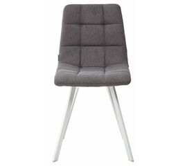 Стул CHILLI SQUARE UF860-19B темно-серый, ткань/ белый каркас М-City | Интернет магазин мебели и декора LifeDekor