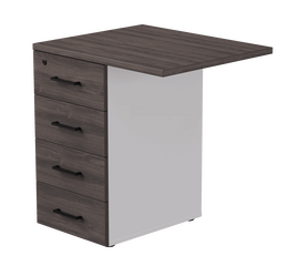 Тумба приставная Everprof EVO с топом 710х600x755 Белый/Дуб Пасадена | Интернет магазин мебели и декора LifeDekor