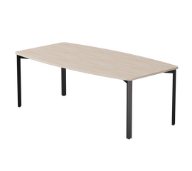 Стол переговорный Everprof EVO 2100х1100x755 Дуб Соната/Черный | Интернет магазин мебели и декора LifeDekor