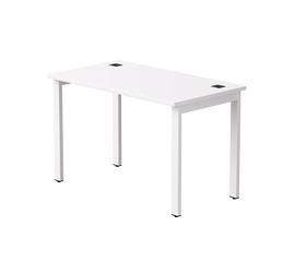Стол прямой Everprof EVO на металлокаркасе 1180х670х755 мм Белый/Белый | Интернет магазин мебели и декора LifeDekor
