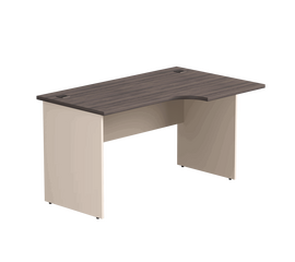 Стол эргономичный правый Everprof EVO опоры ЛДСП 1380х670(870)x755 мм Дуб Пасадена/Кашемир | Интернет магазин мебели и декора LifeDekor