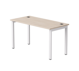 Стол прямой Everprof EVO на металлокаркасе 1380х670х755 мм Дуб Соната/Белый | Интернет магазин мебели и декора LifeDekor