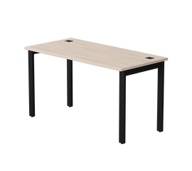 Стол прямой Everprof EVO на металлокаркасе 1380х670х755 мм Дуб Соната/Черный | Интернет магазин мебели и декора LifeDekor