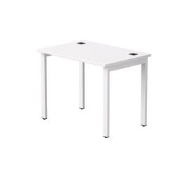 Стол прямой Everprof EVO на металлокаркасе 980х670х755 мм Белый/Белый | Интернет магазин мебели и декора LifeDekor