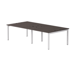 Бенч-система на 4 места Everprof EVO на металлокаркасе 3160х670(1370)x755 Дуб Пасадена/Белый | Интернет магазин мебели и декора LifeDekor