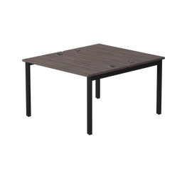 Бенч-система на 2 места Everprof EVO на металлокаркасе 1180х670(1370)x755 Дуб Пасадена/Черный | Интернет магазин мебели и декора LifeDekor