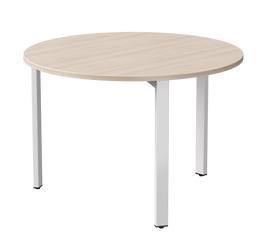 Стол переговорный Everprof EVO D1100 1100x755 Дуб Соната/Белый | Интернет магазин мебели и декора LifeDekor