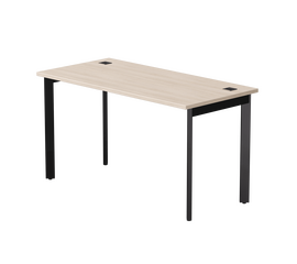 Стол прямой Everprof EVO на металлокаркасе 1380х670х755 мм опоры 45гр Дуб Соната/Черный | Интернет магазин мебели и декора LifeDekor