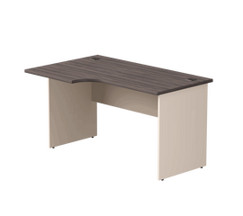 Стол эргономичный левый Everprof EVO опоры ЛДСП 1380х670(870)x755 мм Дуб Пасадена/Кашемир | Интернет магазин мебели и декора LifeDekor