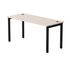 Стол прямой Everprof EVO на металлокаркасе 1580х670х755 мм Кашемир/Черный | Интернет магазин мебели и декора LifeDekor