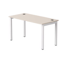 Стол прямой Everprof EVO на металлокаркасе 1380х670х755 мм Кашемир/Белый | Интернет магазин мебели и декора LifeDekor